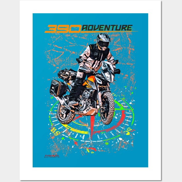 390 Adventure Wall Art by EvolutionMotoarte